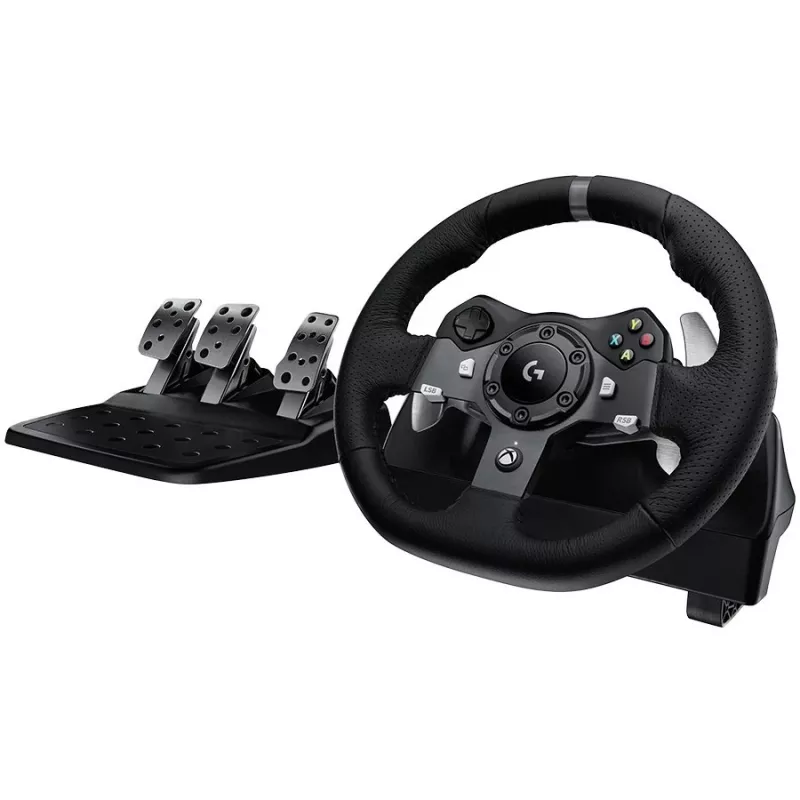 Logitech G923 ratti ja polkimet Xbox Onelle ja PC:lle