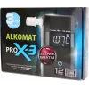 AlcoFind PRO-X-3 alkometri suukappaleilla, 12 kuukauden kalibrointi