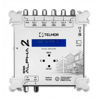 TELMOR WWK-ALPHA-2 digitaalinen kanavavahvistin