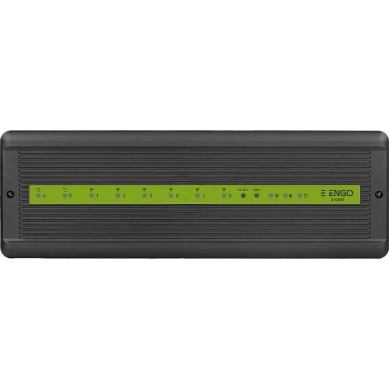 ENGO Controls ECB62-ZB Smart Home keskusyksikkö, 6 radioaluetta + 2 johdotettua, 230V