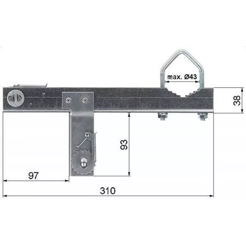 RED EAGLE savupiippukiristin OK-43T13 + teräsnauha