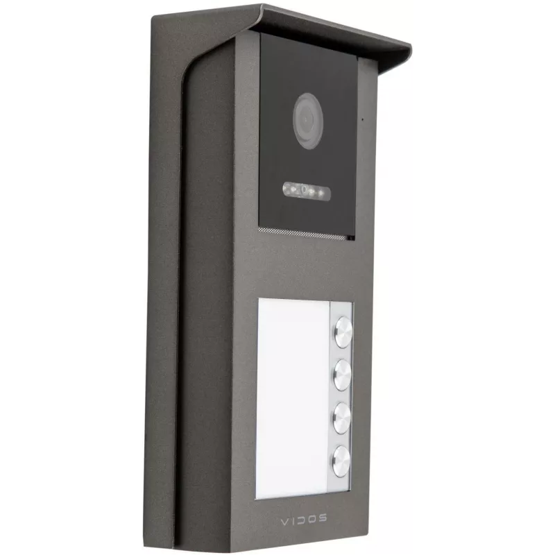 VIDOS IPX S101-4 ulkopaneeli 2MP 1080p IP65 ilkivaltasuojattu