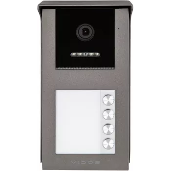 VIDOS IPX S101-4 ulkopaneeli 2MP 1080p IP65 ilkivaltasuojattu