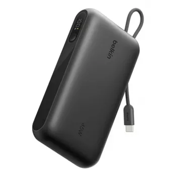 Belkin BoostCharge varavirtalähde näytöllä 20000 mAh musta USB-C-kaapelilla