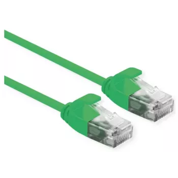 ROLINE UTP DataCenter -verkkokaapeli Cat.6A (Class EA), LSOH, ohut, vihreä, 3 m
