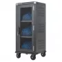 Manhattan 181471 30-paikkainen USB-C-latauskärry, 30 W per portti, musta