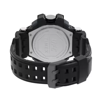 TIMEX miesten digitaalikello TW5M51800 53mm resin-kotelo musta resin-ranneke harmaa kellotaulu INDIGLO-yövalo 100m vedenkestävyys