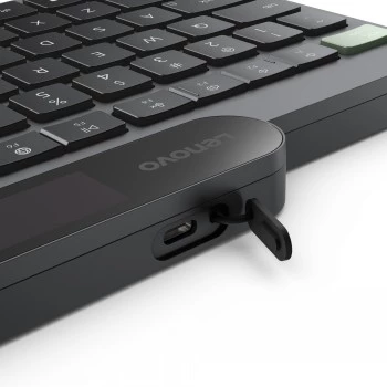 Lenovo itselataava Bluetooth-näppäimistö pohjoismainen (suomi/ruotsi) Storm Grey