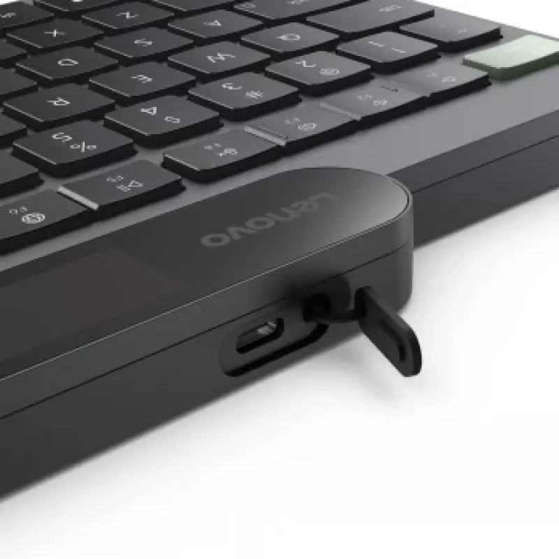 Lenovo itselataava Bluetooth-näppäimistö pohjoismainen (suomi/ruotsi) Storm Grey