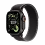 Apple Watch Ultra 3 GPS + Cellular 49mm Black Titanium -kotelo ja Black/Charcoal Trail Loop - M/L
