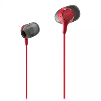 HyperX Cloud Earbuds III (punainen) - In-Ear-pelikuulokkeet inline-mikrofonilla, 14 mm:n elementeillä, johdollinen 3,5 mm:n liitäntä