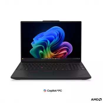 Lenovo ThinkPad T16 G5 AMD 16 inch WUXGA IPS kannettava, AMD Ryzen AI 5 PRO 440, 16GB DDR5, 512GB SSD, AMD Radeon 840M, Windows 11 Pro, musta
