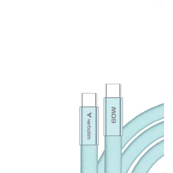 Verbatim Sync & Charge USB-C - USB-C 60W 120cm sininen