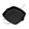 Le Creuset Signature neliömäinen grillipannu 26cm Meringue