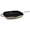 Le Creuset Signature neliömäinen grillipannu 26cm Meringue