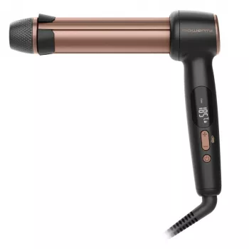 Rowenta CF4620E0 Twist Curl kiharrin - keraaminen, ioninhoito, 27/32/38 mm, LCD-näyttö, 86 W, musta/kupari