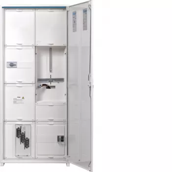 Hager universN FP82W5N muuntaja-/mittarikaappi 1250x550x205mm 1 mittarikenttä APZ NAR NH00 SUT