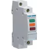 HAGER SVN129 merkkivalo, 230V AC, 3 x LED punainen+vihreä+oranssi, DIN-kisko