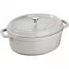 STAUB LA COCOTTE valurautapata soikea 3,2 L, tryffelinharmaa