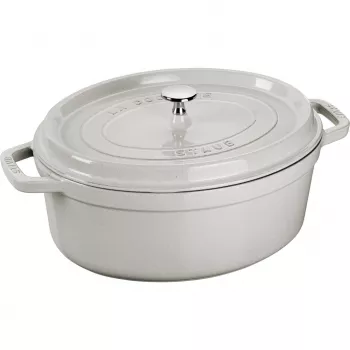 STAUB LA COCOTTE valurautapata soikea 3,2 L, tryffelinharmaa