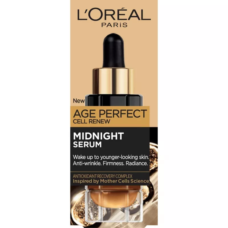 L'Oreal Age Perfect Cell Renew Midnight seerumi ryppyjä vastaan 30ml