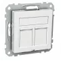 Schneider Electric dataliitäntä Actassi S-One Cat6A STP RJ45 valkoinen