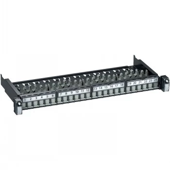 Schneider Electric Actassi 19-C patch-paneeli liukuva Evo 19 1U 24-porttinen S-One STP Cat6