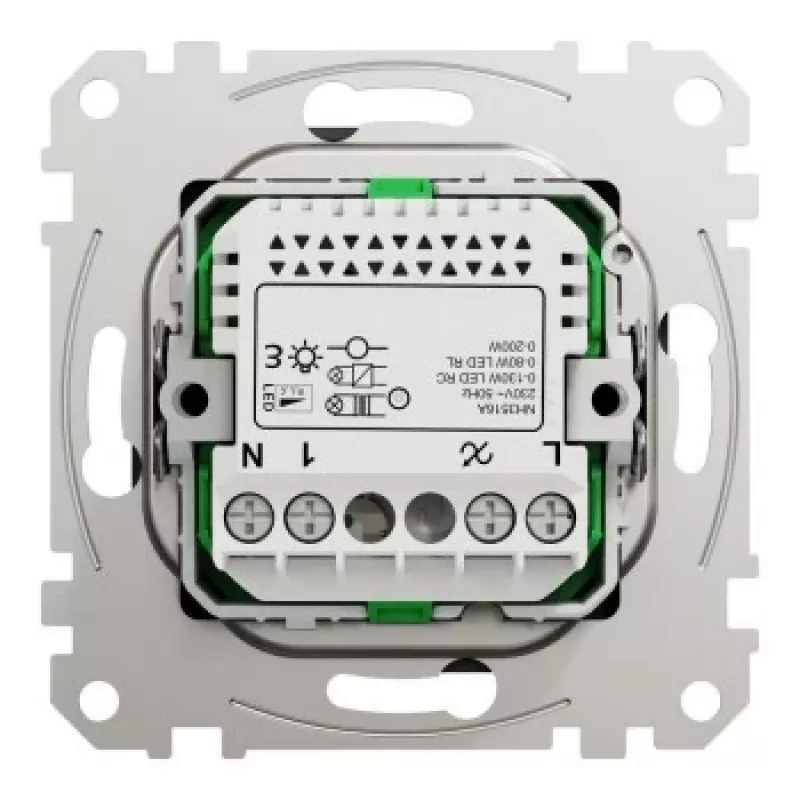 Schneider Electric Multiwire kierto-LED-himmennin 200W antrasiitti