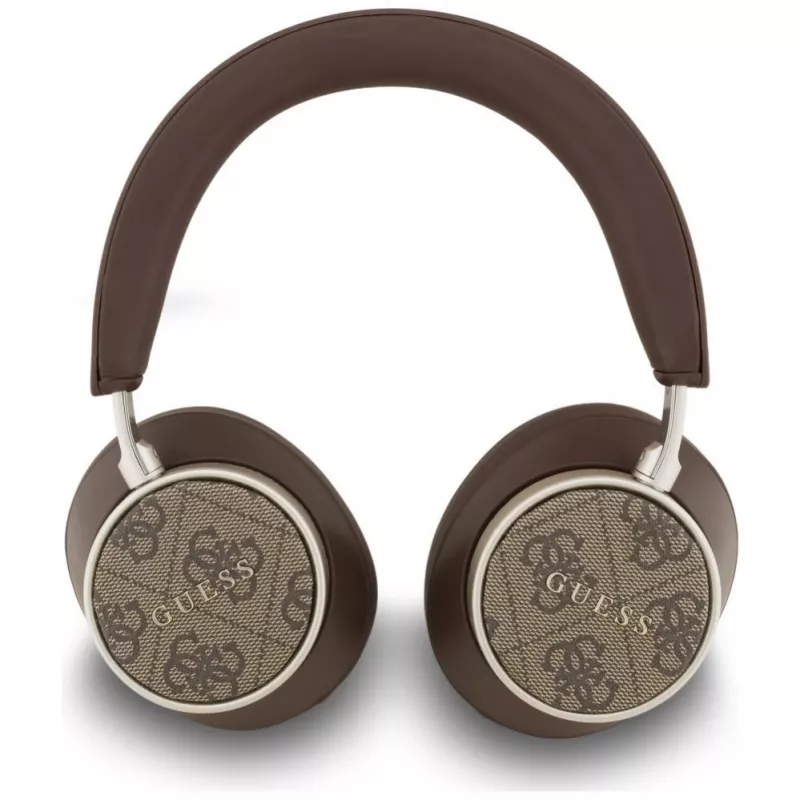 Guess Bluetooth 4G Classic Logo langattomat on-ear-kuulokkeet - ruskea