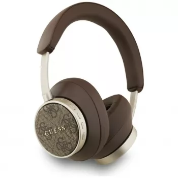 Guess Bluetooth 4G Classic Logo langattomat on-ear-kuulokkeet - ruskea