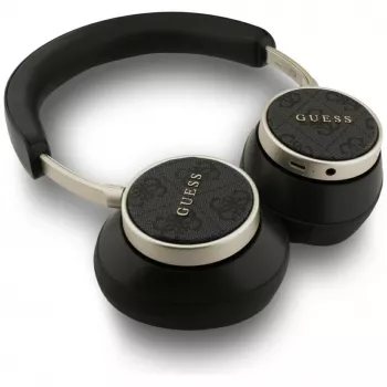 Guess 4G Classic Logo langattomat on-ear Bluetooth -kuulokkeet - musta