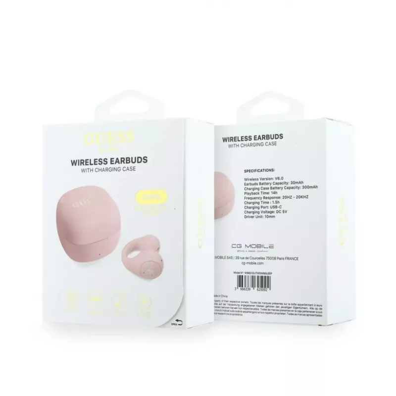 GUESS Mini Classic Open-Ear langattomat kuulokkeet pinkki