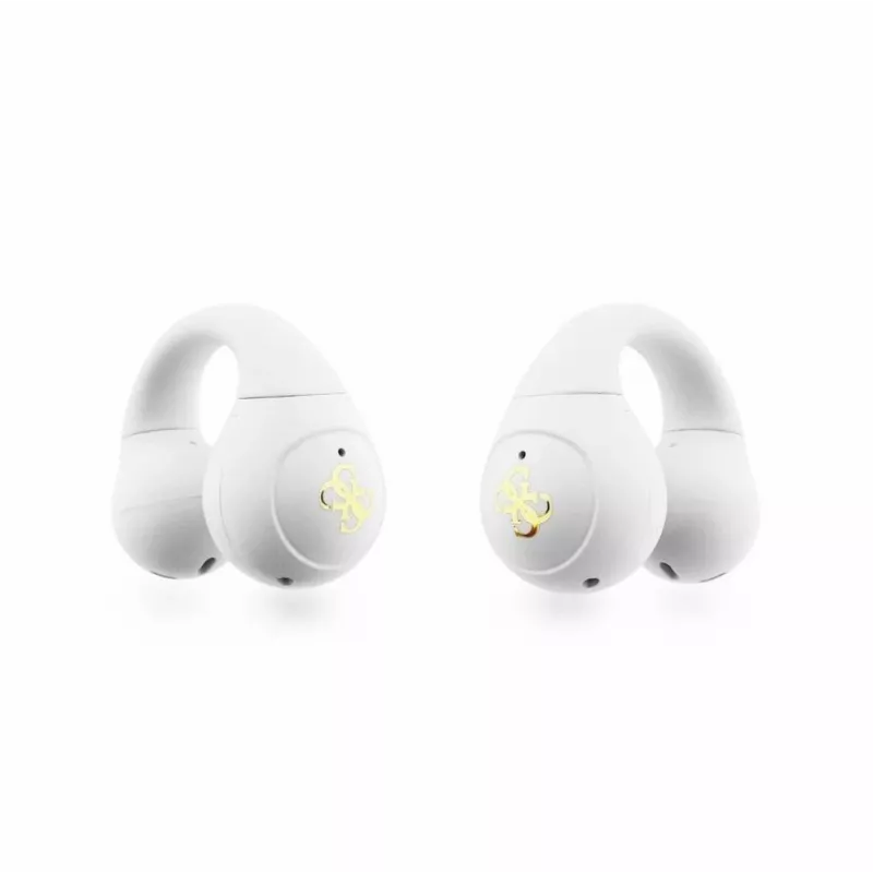 GUESS Mini Classic Open-Ear True Wireless -nappikuulokkeet - valkoinen