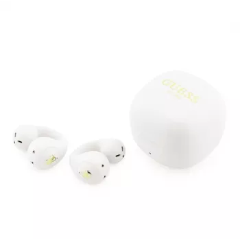 GUESS Mini Classic Open-Ear True Wireless -nappikuulokkeet - valkoinen