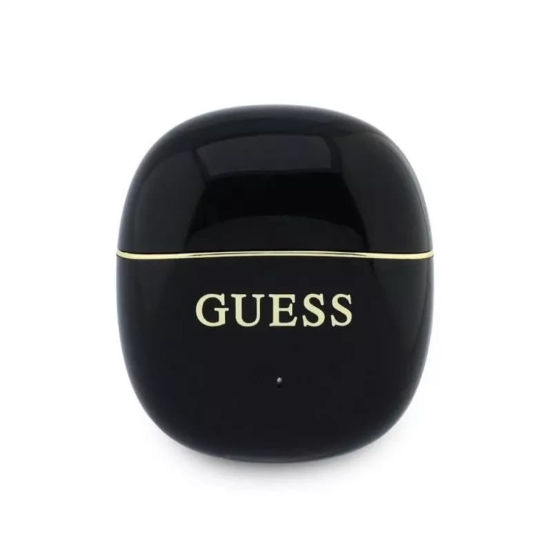 GUESS Glossy Gold Line Classic TWS -nappikuulokkeet musta