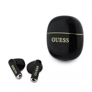 GUESS Glossy Gold Line Classic TWS -nappikuulokkeet musta