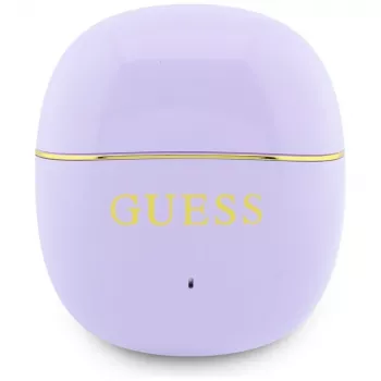 GUESS Glossy Gold Line Classic TWS -nappikuulokkeet - lila