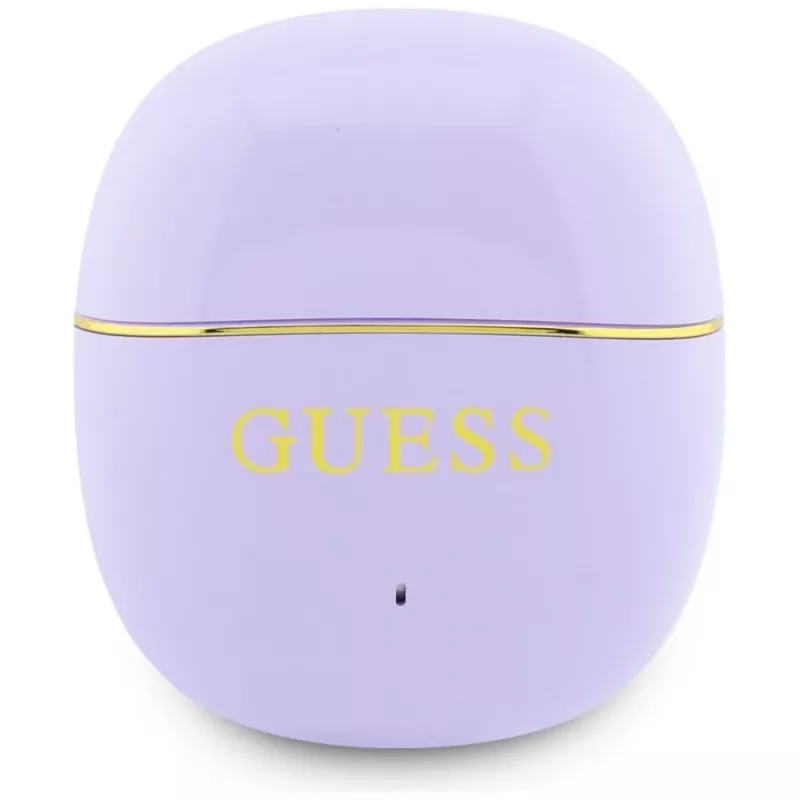 GUESS Glossy Gold Line Classic TWS -nappikuulokkeet - lila