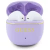 GUESS Glossy Gold Line Classic TWS -nappikuulokkeet - lila