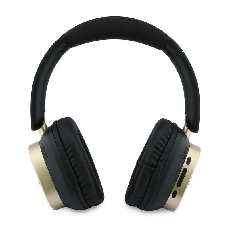 Guess Bluetooth over-ear-kuulokkeet ENC Rectangle Metal Script musta