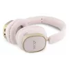 Guess Bluetooth over-ear-kuulokkeet ENC Rectangle Metal Script pinkki