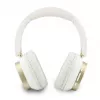 Guess Bluetooth ENC Rectangle Metal Script over-ear-kuulokkeet valkoinen