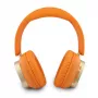 Guess Bluetooth on-ear-kuulokkeet Rectangle Metal Script oranssi