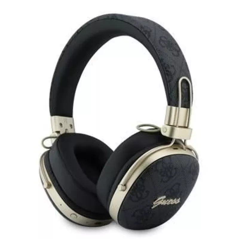 Guess over-ear Bluetooth -kuulokkeet ENC:llä, Metal 4G Script Logo, musta
