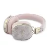 Guess over-ear Bluetooth -kuulokkeet ENC Metal 4G Script Logo pinkki