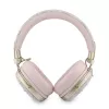 Guess over-ear Bluetooth -kuulokkeet ENC Metal 4G Script Logo pinkki