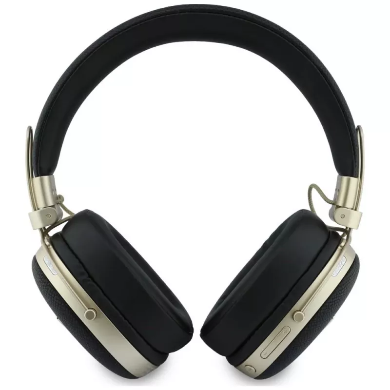 Guess over-ear Bluetooth -kuulokkeet ENC:llä, metalligrainattu kolmiologo, musta