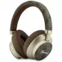 Guess GUE005457 over-ear Bluetooth -kuulokkeet ENC:llä, ruskea, Gold Script Metal -muotoilu