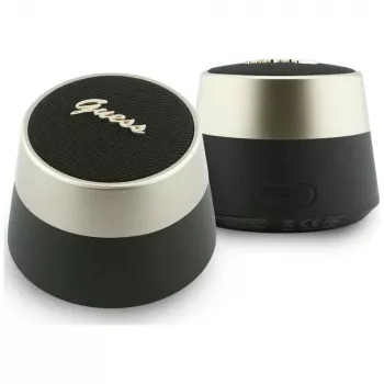 GUESS Bluetooth-kaiutin 5W Script MetalLogo musta