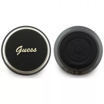 GUESS Bluetooth-kaiutin 5W Script MetalLogo musta